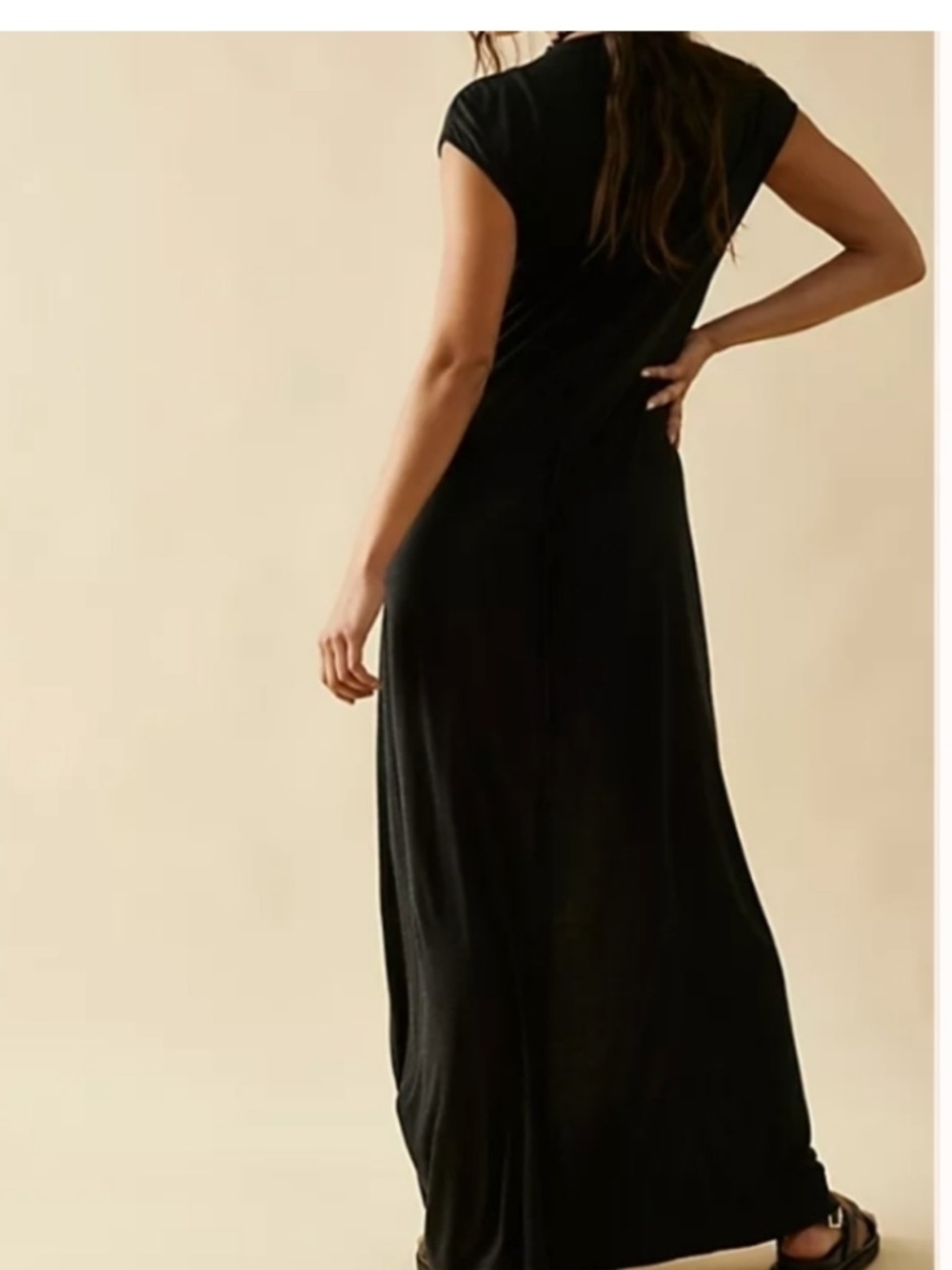 Free people beach black maxi dress NWT SIZE MEDIUM